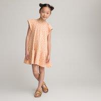 Floral Cotton Ruffled Dress