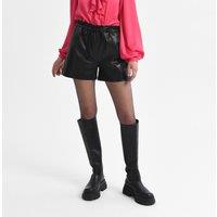 Faux Leather Shorts