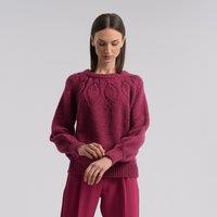 Puff Sleeve Jumper in Chunky Knit
