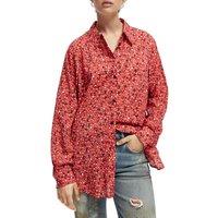 Floral Cotton Mix Shirt with Long Sleeves