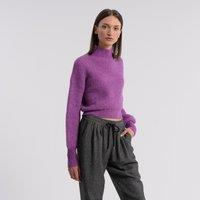 Puff Sleeve Jumper with Funnel Neck