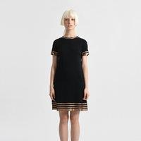 Mini Shift Dress with Short Sleeves
