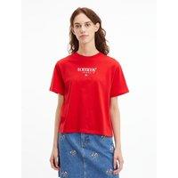Logo Print Cotton T-Shirt with Short Sleeves