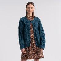 Cable Knit Buttoned Cardigan