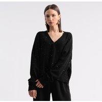 Buttoned V-Neck Cardigan