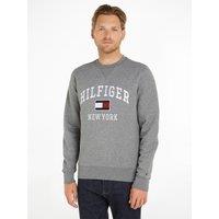 Modern Varsity Sweatshirt in Cotton Mix with Crew Neck