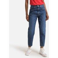 Tapered Mom Jeans with High Waist