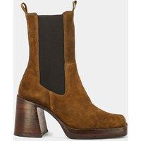 Bossa Suede Ankle Boots with Heel