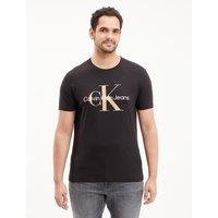 Logo Print Cotton T-Shirt with Crew Neck