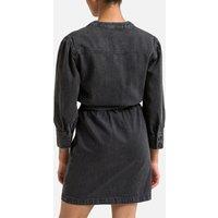Camy Cotton Mini Dress with Long Sleeves