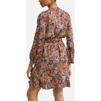 Clarine Floral Mini Dress with Long Sleeves