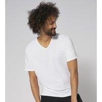 Cotton V-Neck T-Shirt in Regular Fit