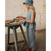 Lightweight Denim Sleeveless Blouse