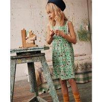 Floral Cotton Pinafore Dress