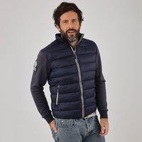 Fleece Sleeve Padded Jacket