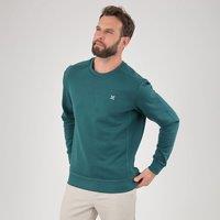 Essential Logo Print Sweatshirt in Cotton Mix with Crew Neck