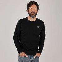 Cotton Blend Sweatshirt with Crew Neck