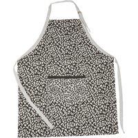 Cotton Apron in All Over Leopard Print