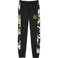 Camo Print Joggers in Cotton Mix