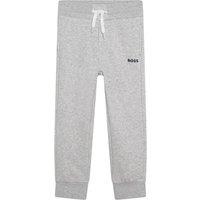 Logo Print Joggers in Cotton Mix