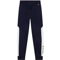 Logo Print Joggers in Brushed Cotton Mix Fleece