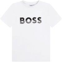 Logo Print Cotton T-Shirt with Short Sleeves