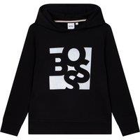 Logo Print Hoodie in Cotton Mix