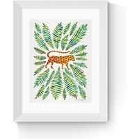 Green Leaves Jaguar by Cat Coquillette