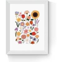 Flower Chart White by Kid of the Village
