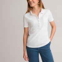 Cotton Pique Polo Shirt with Short Sleeves