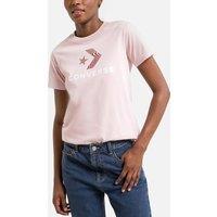 Star Chevron Cotton T-Shirt with Logo Print