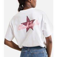 Chuck Taylor Cotton T-Shirt with Embroidered Logo and Short Sleeves