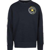 Logo Print Sweatshirt in Cotton Mix with Crew Neck