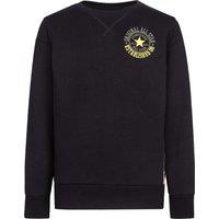 Logo Print Sweatshirt in Cotton Mix with Crew Neck