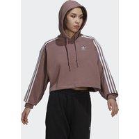 Adicolor Classics Cropped Hoodie wiith Embroidered Logo in Cotton Mix