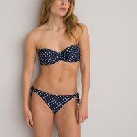 Bandeau Bikini Top in Polka Dot Print