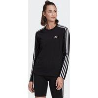 Essentials 3-Stripes Cotton T-Shirt with Long Sleeves