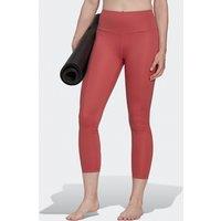 Essentials Recycled Yoga Leggings with High Waist, Ankle Grazer Length