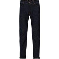 Russel Straight Stretch Jeans in Mid Rise