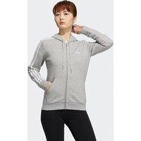 Essentials 3-Stripes Zip-Up Hoodie in Recycled/Cotton Mix