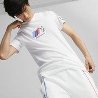 Motorsport BMW Cotton T-Shirt with Graphic Print and Short Sleeves