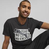 Excite Gym T-Shirt with Slogan Print and Short Sleeves
