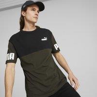 Powerblock Logo Print T-Shirt in Cotton with Short Sleeves