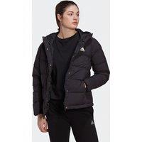 Helionic Hooded Down Jacket in Recycled Fabric