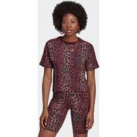 All-Over Leopard Print T-Shirt in Cotton