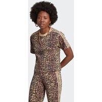 All-Over Leopard Print T-Shirt in Cotton
