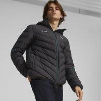 Motorsport Mercedes Padded Jacket with Logo Print and Hood