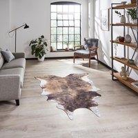 Faux Cow Print Rug - 195x155cm
