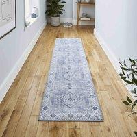 Colourful Traditional Style Runner Rug - 225x60cm