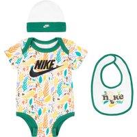 Bodysuit/Beanie/Bib Outfit in Cotton Mix